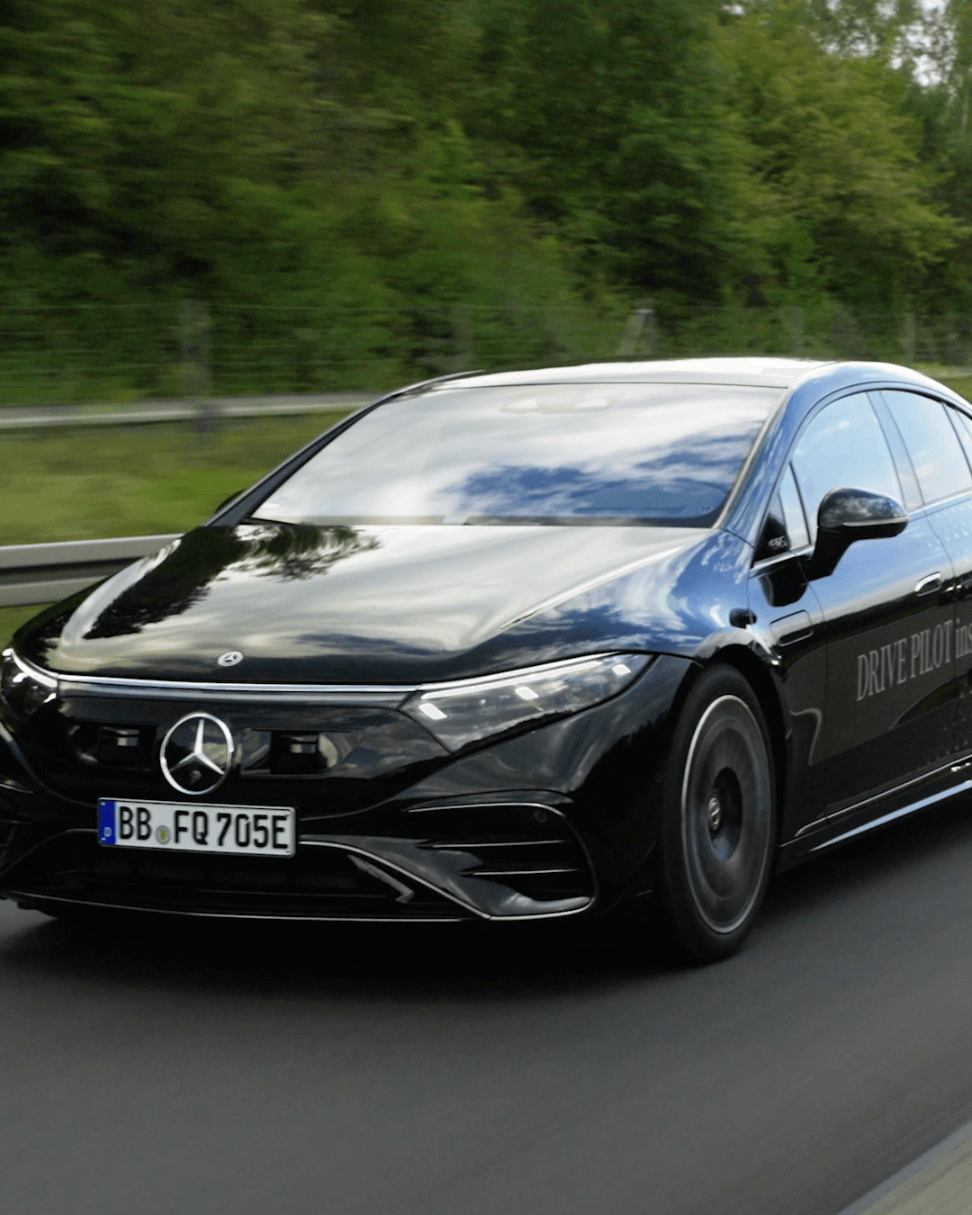 Mercedes-Benz EQS aus der Produktion zum Drive Pilot